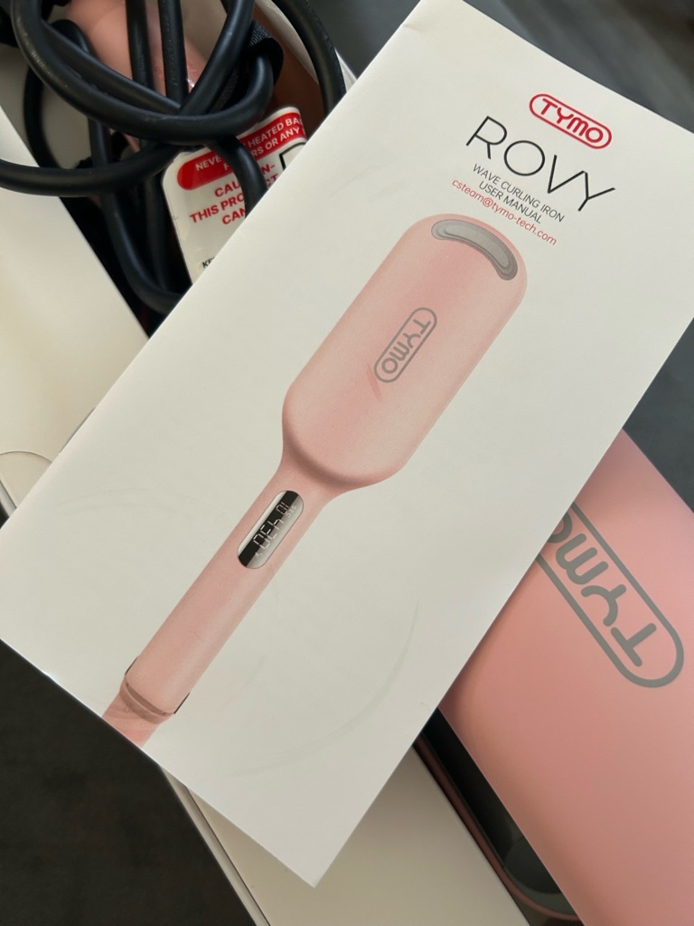 Tymo Rovy Wave Curling Iron - Pink